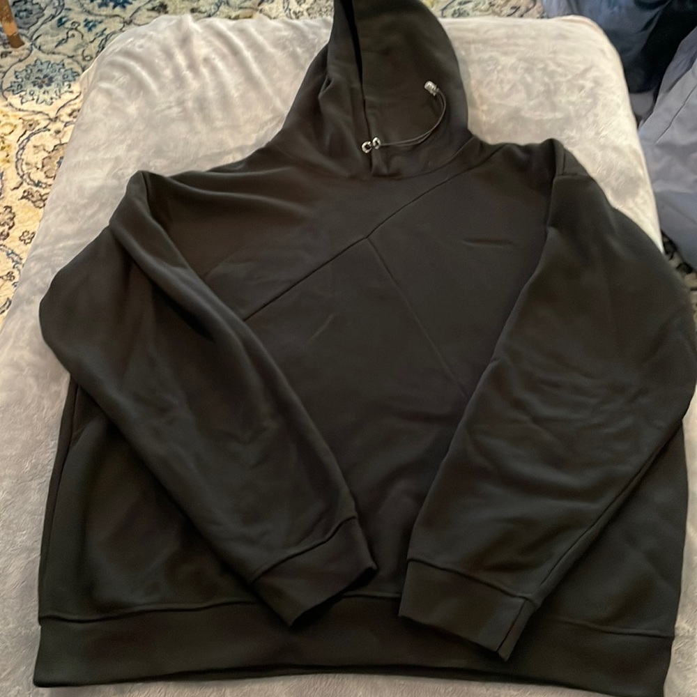 Boohoo MAN black hoodie, size L